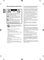 Предварительный просмотр 14 страницы LG EG9A7 Series Owner'S Manual