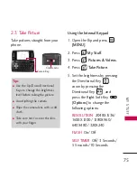 Preview for 77 page of LG Ellipse Owner'S Manual