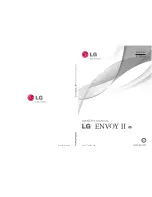 LG Envoy II Owner'S Manual preview