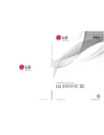 Preview for 1 page of LG Envoy III Owner'S Manual