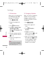 Preview for 74 page of LG ENVOY Owner'S Manual