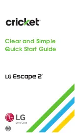 LG Escape 2 Quick Start Manual preview