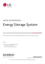 LG ESS Home 8 Installation Manual предпросмотр