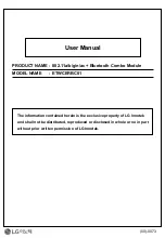 Preview for 1 page of LG ETWCERBC01 User Manual