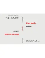 Preview for 1 page of LG Exalt LTE User Manual