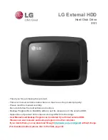 Preview for 1 page of LG External User Manual