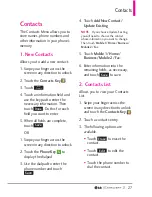 Preview for 29 page of LG Extravert 2 User Manual