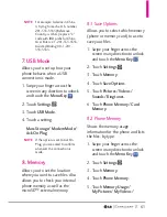 Preview for 63 page of LG Extravert 2 User Manual