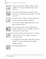 Preview for 4 page of LG Extravert User Manual