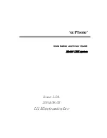 Preview for 1 page of LG ez Phone Installation And User Manual
