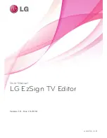 LG EzSign TV Editor User Manual preview