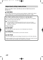 Preview for 5 page of LG F 255RDS2 Series Owner'S Manual