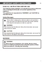 Preview for 3 page of LG F V508 Series Owner'S Manual