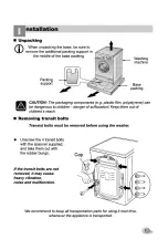 Preview for 7 page of LG F1056LD Owner'S Manual