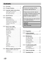 Preview for 2 page of LG F12U1QDN0 Owner'S Manual