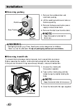 Предварительный просмотр 8 страницы LG F1443KD1 Owner'S Manual