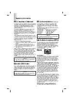 Preview for 2 page of LG F17JM User Manual