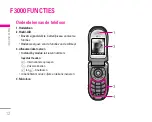 Preview for 13 page of LG F3000 -  Cell Phone 31 MB User Manual