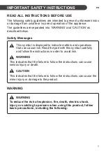 Preview for 3 page of LG F4DV709H Series Owner'S Manual