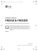 LG F521MC78 Owner'S Manual предпросмотр