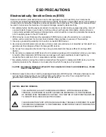 Preview for 3 page of LG FA-3000AWE Service Manual