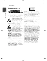 Preview for 2 page of LG FA166DAB Owner'S Manual