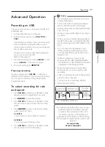 Предварительный просмотр 27 страницы LG FA168 Owner'S Manual