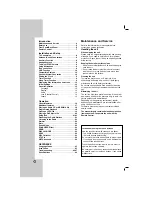 Preview for 4 page of LG FBS162V Owner'S Manual
