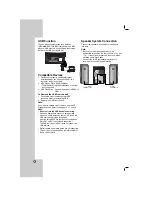 Предварительный просмотр 10 страницы LG FBS162V Owner'S Manual