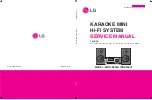 LG FBS203V Service Manual preview