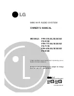 LG FE-515E Owner'S Manual preview