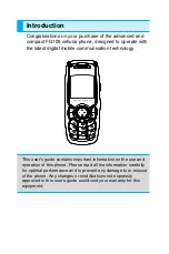 Preview for 2 page of LG FG105 User Manual