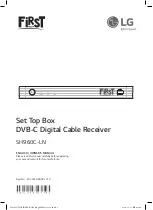 Preview for 1 page of LG FiRST MEDIA SH960C-LN Owner'S Manual