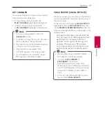 Preview for 27 page of LG FJ5 Owner'S Manual