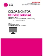 LG Flatron 27EA63V Service Manual preview
