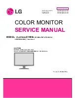 Предварительный просмотр 1 страницы LG Flatron E1908s Service Manual