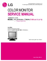 Предварительный просмотр 1 страницы LG Flatron ez T710PH Service Manual