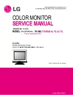 Предварительный просмотр 3 страницы LG Flatron ez T910BU Service Manual