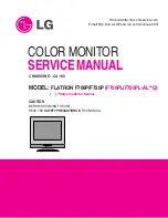 Preview for 2 page of LG Flatron F700P Service Manual