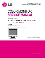 Предварительный просмотр 2 страницы LG FLATRON F720BL Service Manual