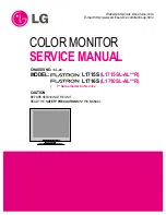 Предварительный просмотр 1 страницы LG Flatron L1715S Service Manual