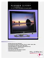 Preview for 1 page of LG Flatron L1720P Specifications