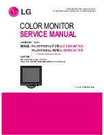 Предварительный просмотр 3 страницы LG FLATRON L1721B Service Manual