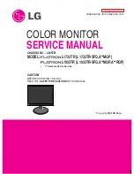 LG FLATRON L1733TR Service Manual preview