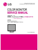 Предварительный просмотр 3 страницы LG FLATRON L1740BQ Service Manual