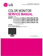 Предварительный просмотр 3 страницы LG FLATRON L1750G Service Manual