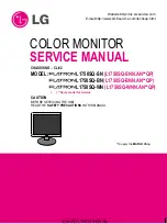 Предварительный просмотр 1 страницы LG Flatron L1750SQ-BN Service Manual