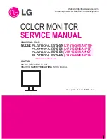 Предварительный просмотр 3 страницы LG Flatron L1751S-BN Service Manual