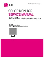 Предварительный просмотр 1 страницы LG Flatron L1770HQ Service Manual