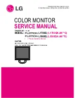 Предварительный просмотр 3 страницы LG FLATRON L1780Q Service Manual